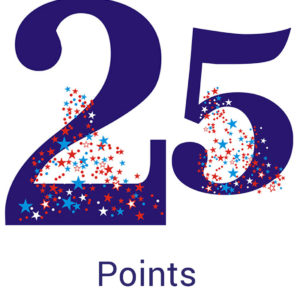 25 Points for 10 USD